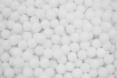 birçok beyaz yuvarlak topları doku arka plan