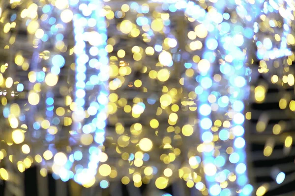 Ljus garland jul sida nytt år semester inredning — Stockfoto