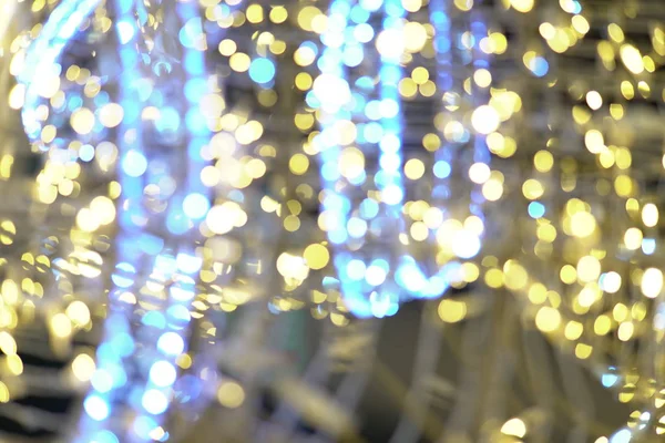 Julbelysning garland sida dekoration för det nya året — Stockfoto