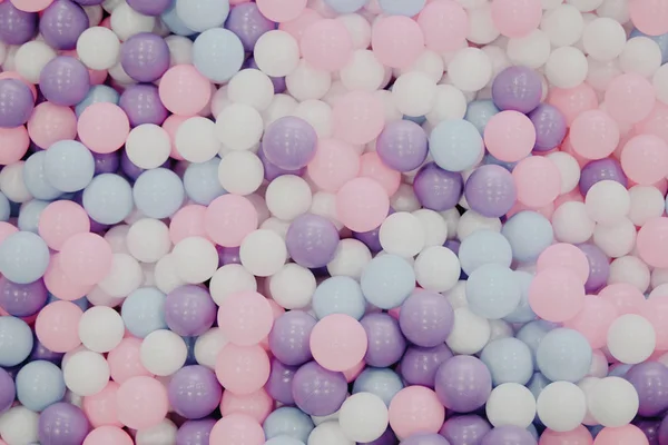 Çok renkli bir sürü topları doku arka plan yuvarlak — Stok fotoğraf