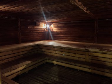 Spa tedavisi için sauna banyosu. Rahatlayın.