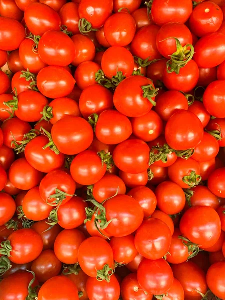 Lotes Tomate Vermelho Para Comer Como Fundo — Fotografia de Stock