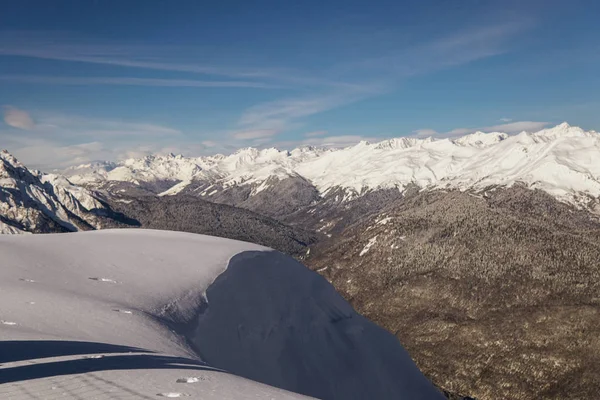 Le sommet de la station de ski d'hiver Mount Snow — Photo