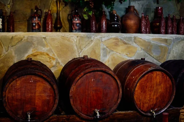 Vintage cave à fûts production de cognac b — Photo