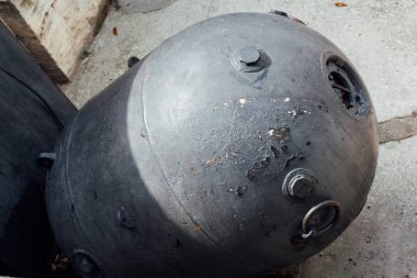 Rusya'nın eski Sovyet gemi benim silah