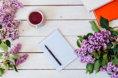 Beyaz masa leylak, Hediyelik, defter