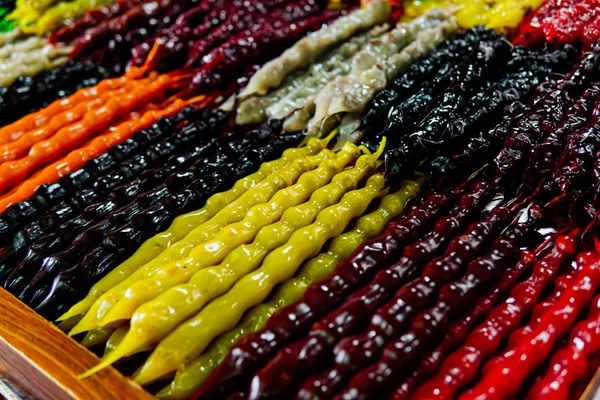 Oriental doces mercado asiático especiarias fruta z — Fotografia de Stock