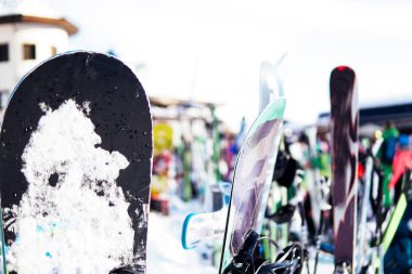 Kar Dağları alp snowboards kış sporları tesisi,