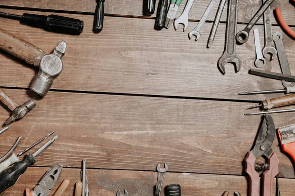tools for repair knives hammers keys pliers