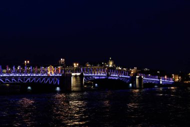 Palace Köprüsü, St. Petersburg Neva Nehri Yazı 20