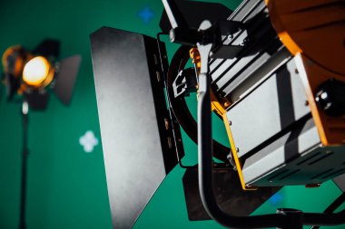 Chroma anahtar iç filme fotoğraf stüdyosu