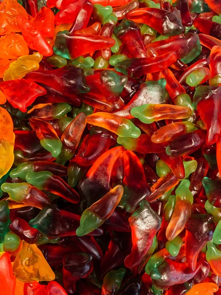 Délicieux Bonbons Sucrés Pour Manger Marmelade Comme Fond — Photo