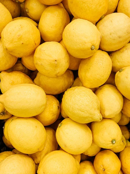 Lotes Limões Deliciosos Maduros Para Comer Como Fundo — Fotografia de Stock