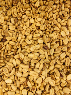 Arka planı yemek için bir sürü fıstık.