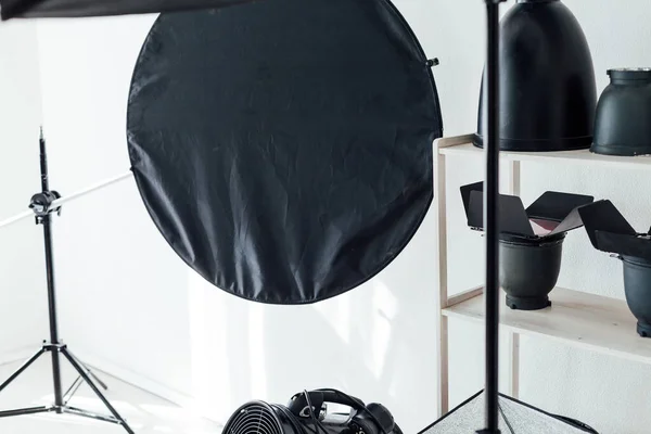 Flash Foto Studio Accessoires Fotograaf Apparatuur — Stockfoto