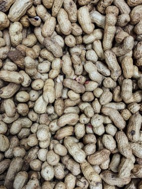 Arka plan gibi yemek için bir sürü lezzetli fındık.