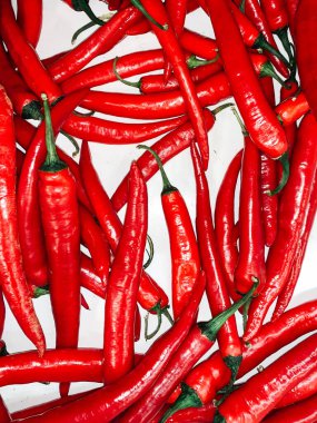 Baharatlı kırmızı biber arkaplan gibi yemek için.