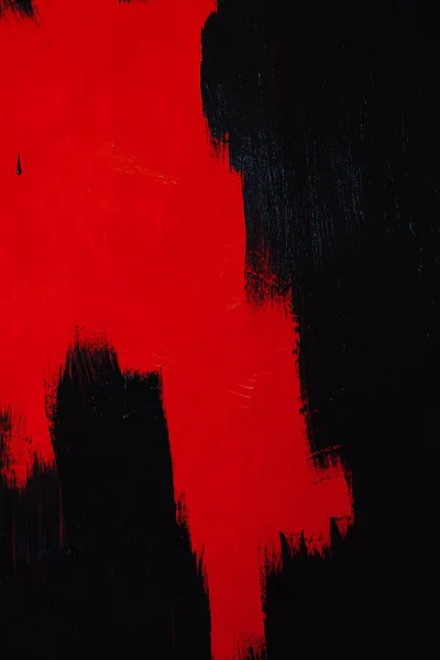 Pintado preto vermelho parede testur estrutura fundo — Fotografia de Stock