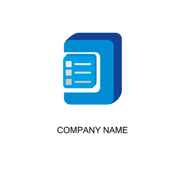 Design Ícone Logotipo Servidor Digital — Vetor de Stock