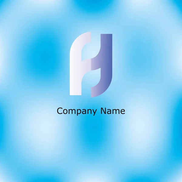 Best Letter Logo Concept Letter Logo Concept Forte Creativo Creative — Vettoriale Stock