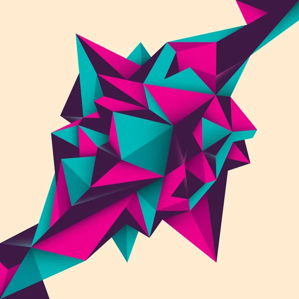幾何学的色の未来 — ストックベクタ