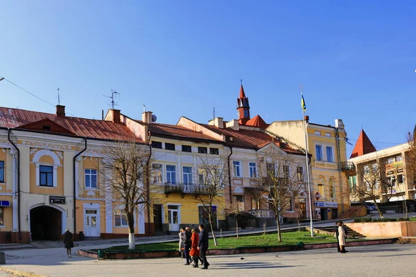 In het centrum van Berezhany. — Stockfoto