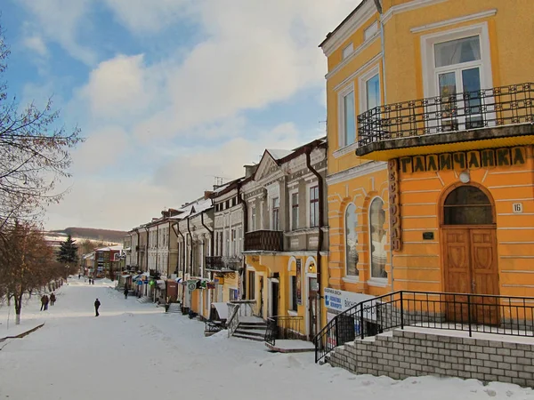 In the center of Berezhany. — Stock Photo, Image