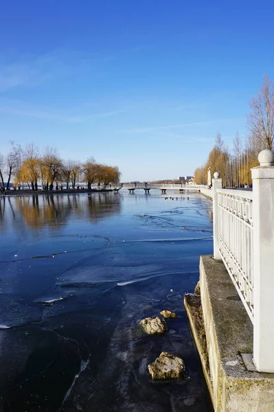 Ternopil nábřeží. — Stock fotografie