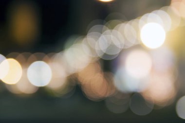 Gece Noel bokeh ışıklar arka plan