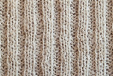 Kremsi örme yün sıcak giysiler kış kumaş doku b