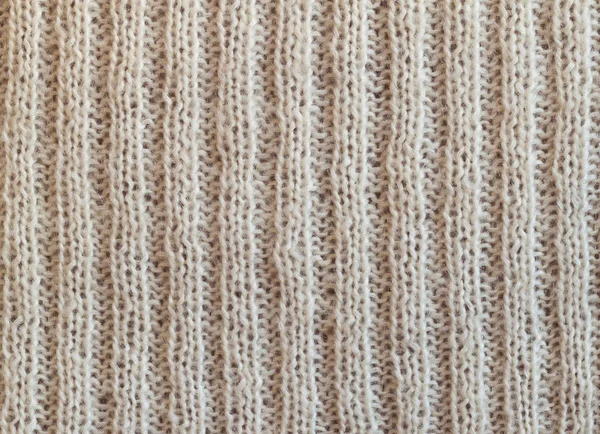 Kremsi örme yün sıcak giysiler kış kumaş doku b — Stok fotoğraf