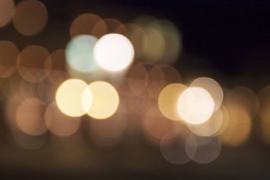Gece Noel bokeh ışıklar arka plan