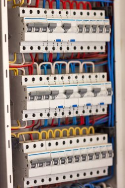 Electical dağıtım fuseboard. Elektrik malzemeleri. Electrica