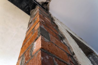 Tuğlanın örmek endüstriyel yüklenen yazılımlar üzerinde kapat