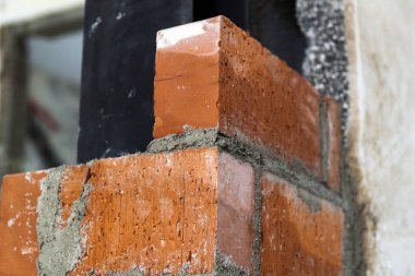 Tuğlanın örmek endüstriyel yüklenen yazılımlar üzerinde kapat