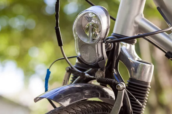 Bagian Sepeda. Fokus selektif close-up — Stok Foto