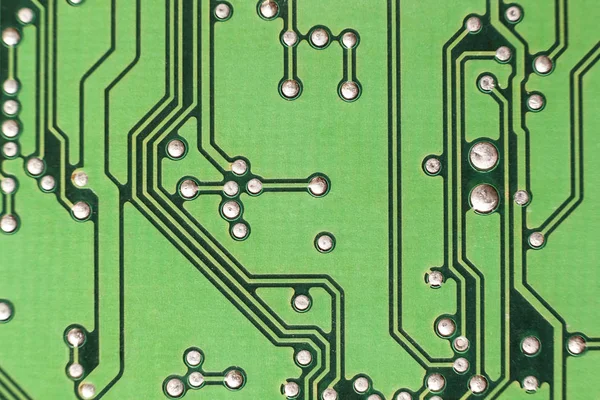 Circuit board. Electronic computer hardware technology. Motherbo — Stock Photo, Image