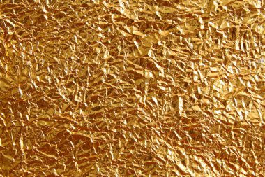 Parlak metal sarı altın doku arka plan. Metalik altın patt