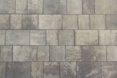 Gri döşeme arka plan. Klasik kiremit duvar doku iç için. S