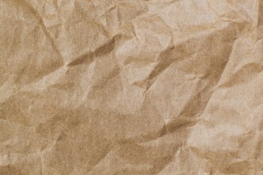 Soyut kahverengi geri dönüşüm buruşuk kağıt arka plan için:, kırışıklık