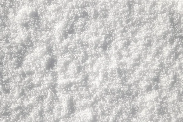Vit snö närbild textur bakgrund — Stockfoto