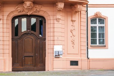 Antik eski kapı mimari evde