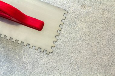 İnşaat çentikli mala fayans yükleme wor için bir araçtır
