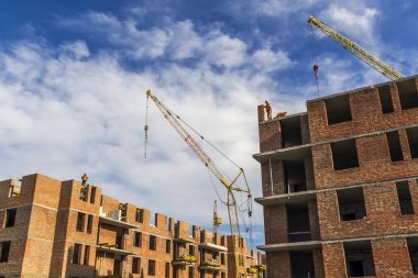 Yüksek katlı konut yapım aşamasında