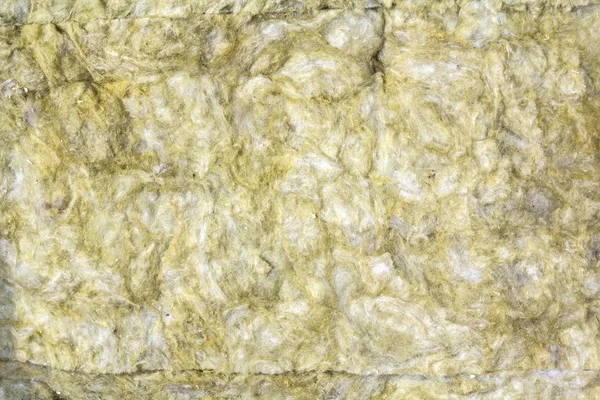 Material de isolamento de lã de rocha mineral close-up para fundo — Fotografia de Stock