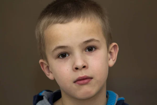 Close-up portrait of handsome little boy — Stock Photo, Image