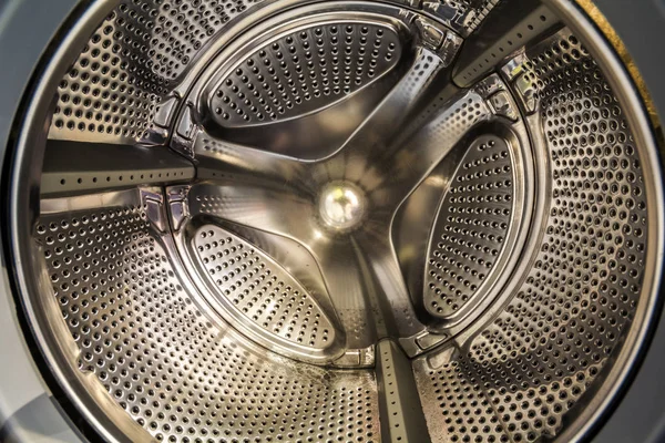 Внутренний вид барабана стиральной машины — стоковое фото