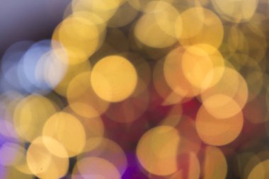 Güzel yumuşak çok renkli bokeh arka plan. Ufuk ışık pat