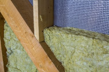 Isı yalıtımı mineral Taş yünü yüklemesi yeni bui