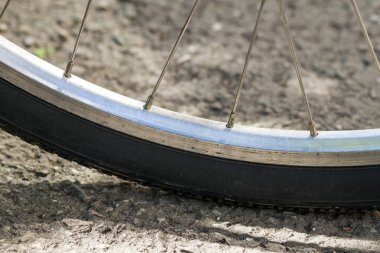 Bisiklet parçaları. Seçici odak yakın çekim